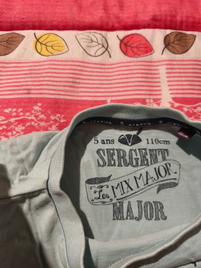 Tee shirt Sergent Major 5 ans - photo numéro 5