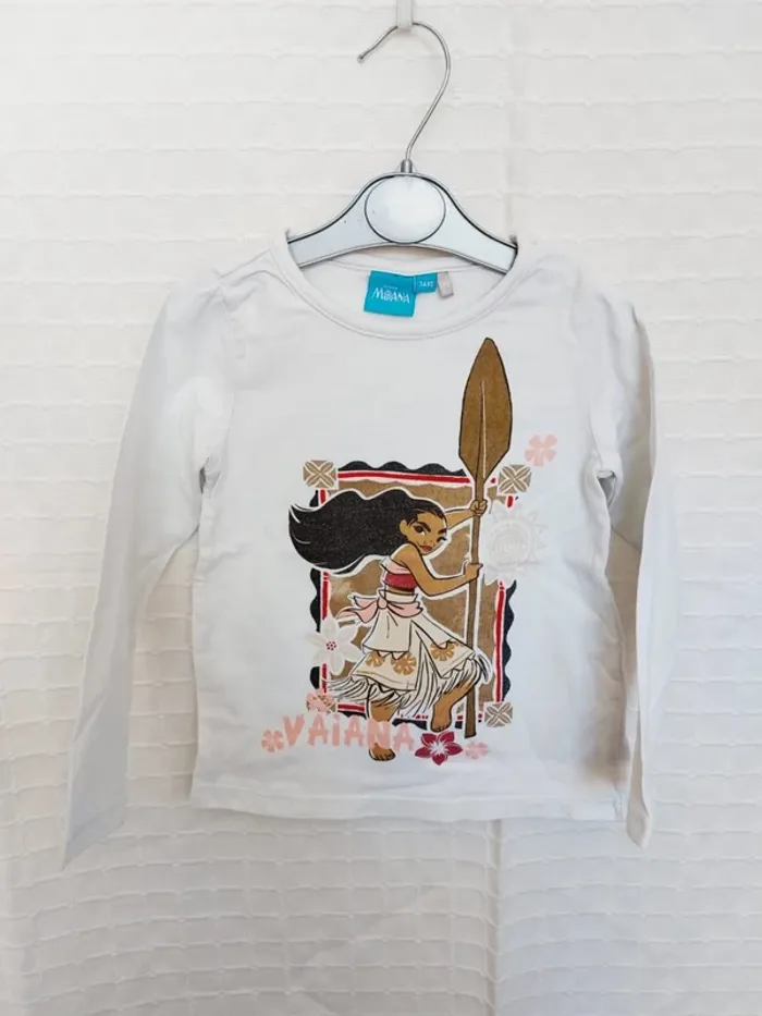 Tee-shirt Vaiana 3 ans