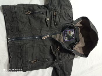 blouson gris de Bouny baby taille 4 ans ref R97 P