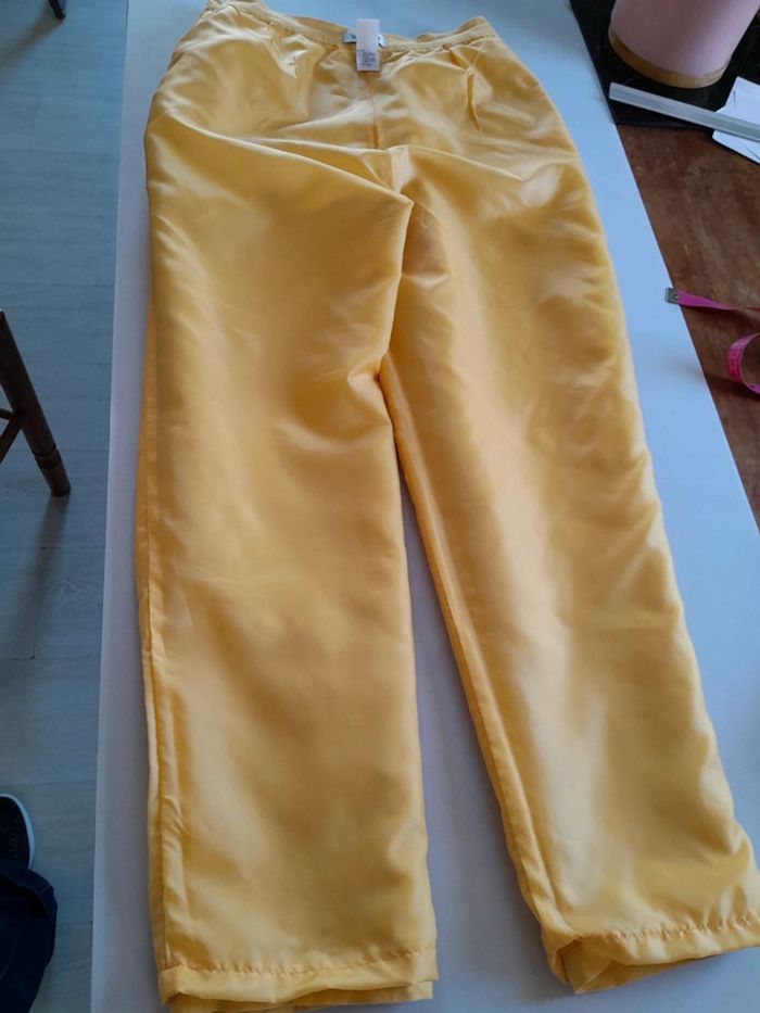 Pantalon lin viscose doublé Anne weyburn taille 40 - photo numéro 8