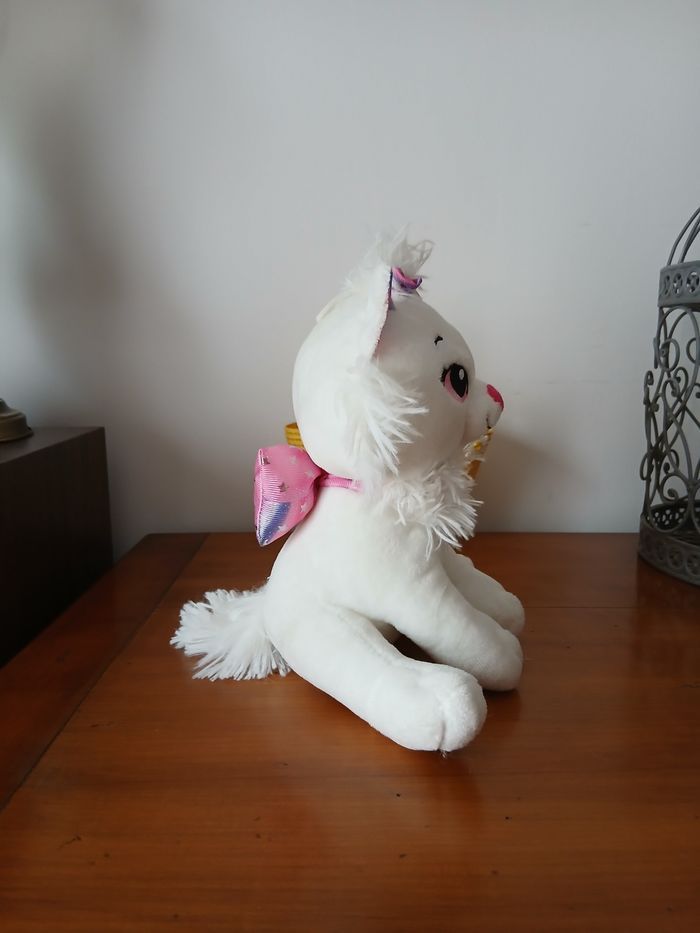 Doudou-Peluche Chat Marie *20 cm - photo numéro 6