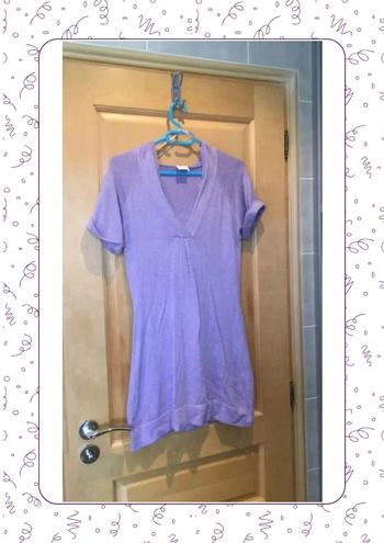 Robe pull à capuche Camaïeu en laine angora taille S