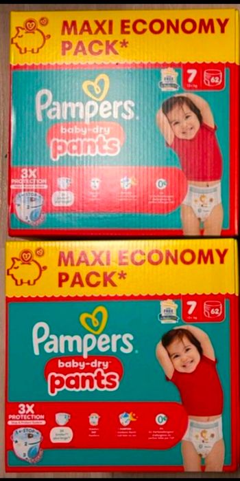 Couches Pampers Baby-Dry Taille 7
