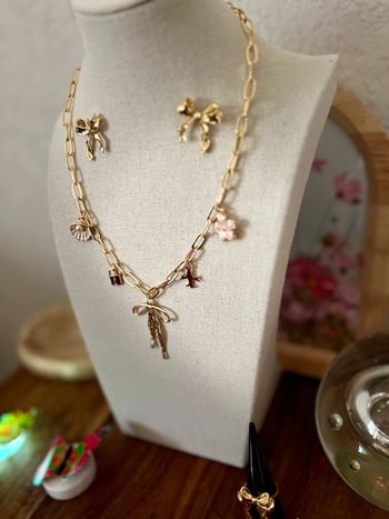 Collier boucles bague