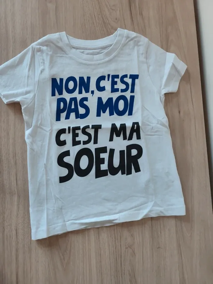 T-shirt 3/4 ans