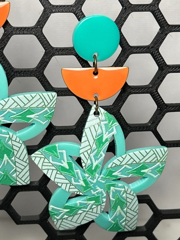 Boucles d’oreilles - Fraîcheur - photo numéro 3