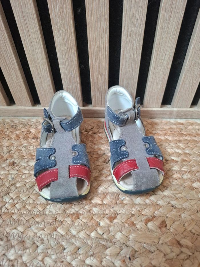 Chaussures cuir été garçon Saxo Blues T 21 - photo numéro 3