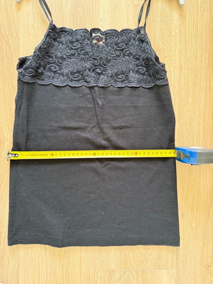 Haut femme vintage Duvelor noir très bon état - photo numéro 6