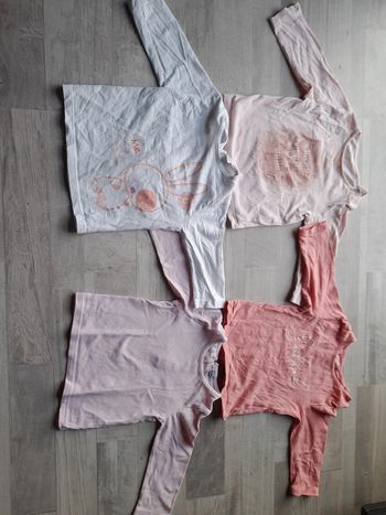 4 tee shirt manches longues