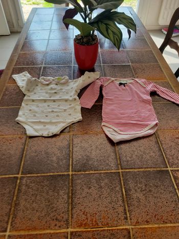 Lot de 2 bodies manches longues