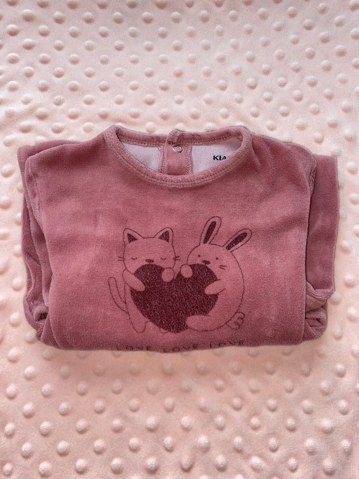 Pyjama « love » Kiabi 18 mois - photo numéro 2