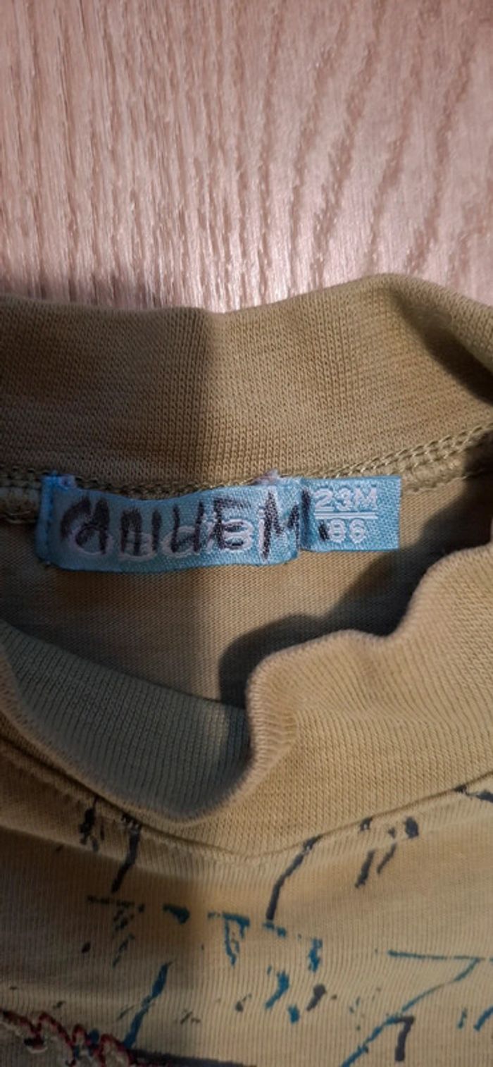 Lot 3 t-shirts ML 18mois TBE - photo numéro 3