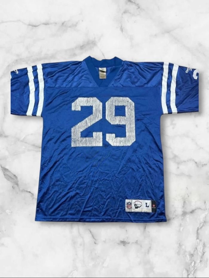 Maillot NFL Vintage Indianapolis Colts #29 Eric Dickerson Reebok Y2K Taille L