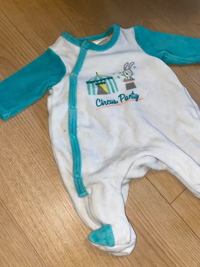 Pyjama “Circus Party” Orchestra - Taille Naissance - photo numéro 2