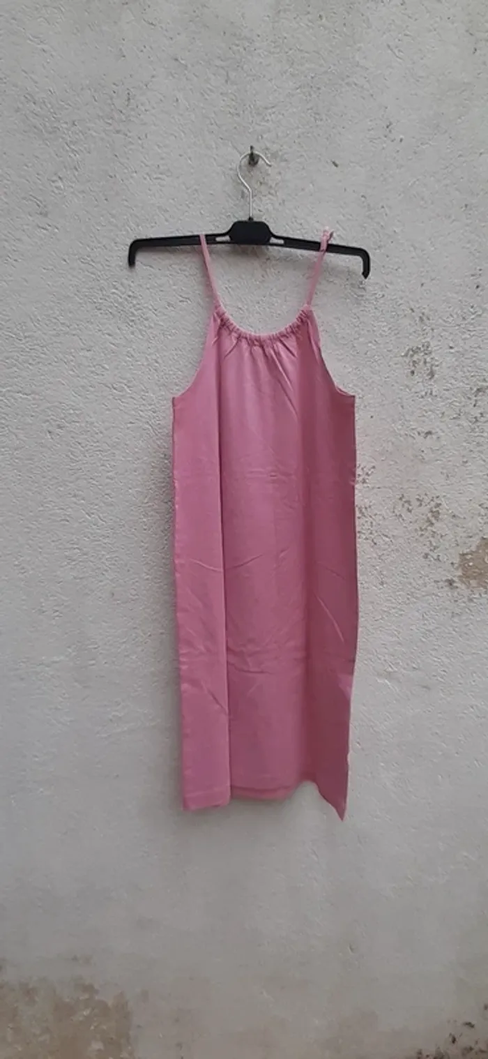 Chemise de nuit longue girafe rose 14 ans - photo numéro 2
