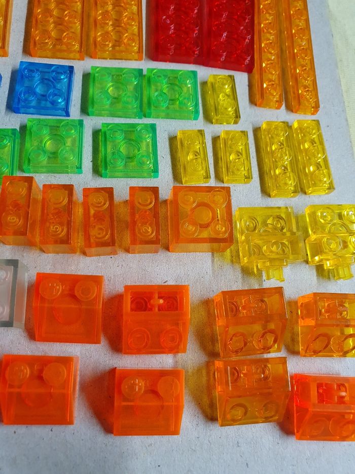 Lot de pièces de construction transparentes - photo numéro 6