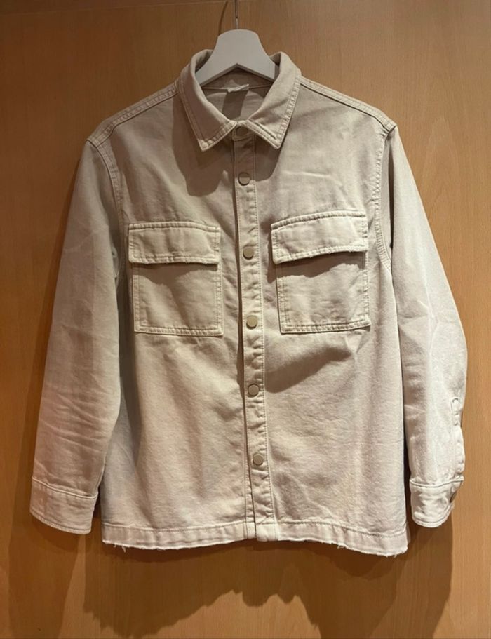 Chemise jean’s écru taille 12 ans - Zara