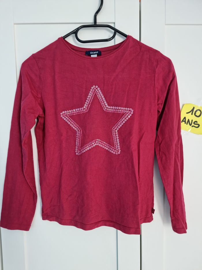 Tshirt manches longues okaidi excellent état