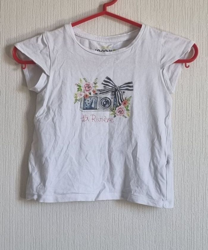 T-shirt fleurs