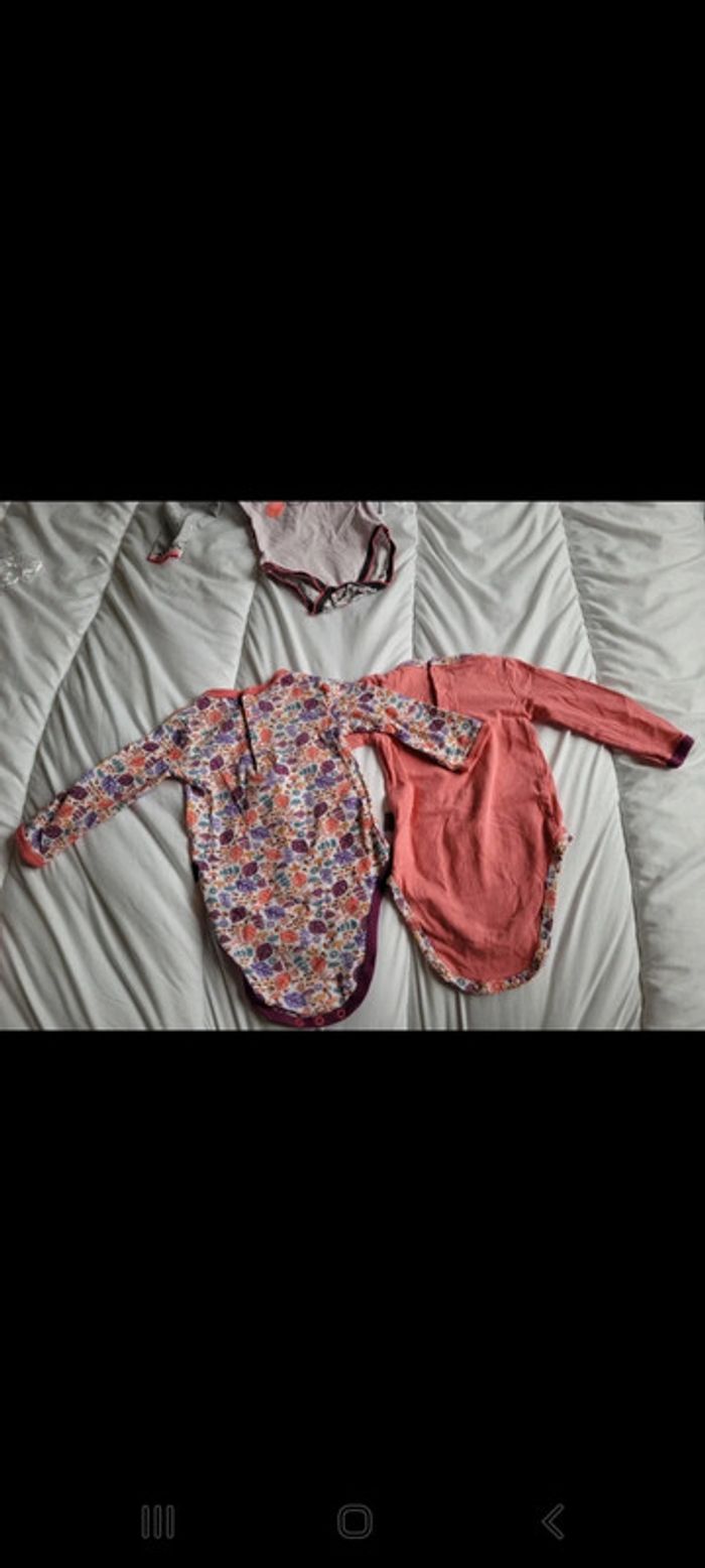 Lot de 6 bodies à manches longues 6 mois - photo numéro 5