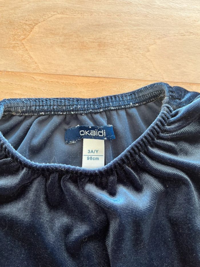Robe de fête bleu marine Okaïdi 3 ans - photo numéro 4