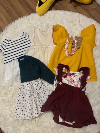 Lot robes 6 mois