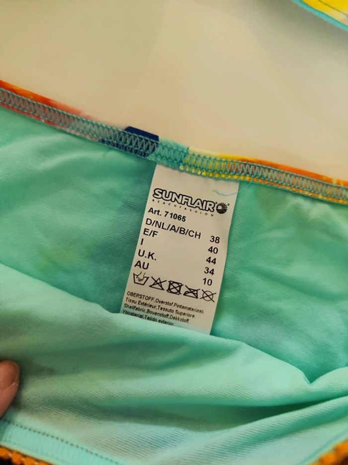 Maillot de bain deux pièces multicolore Sunflair Taille bas 40 Taille haut 85E - photo numéro 2
