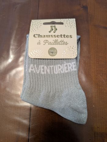 Chaussettes à paillettes Aventurière