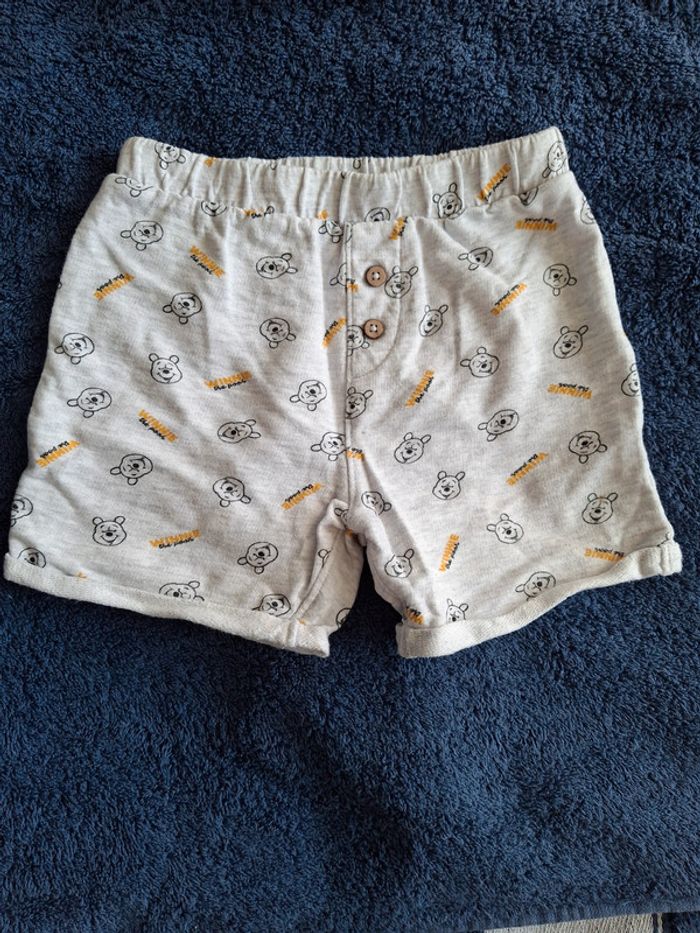 Ensemble short + tee-shirt Winnie 18 mois - photo numéro 2