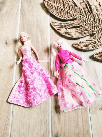 💕Lot de 2 Poupées Steffi love princesse gala fashion et Barbie fraise sorbet vintage (MMS)