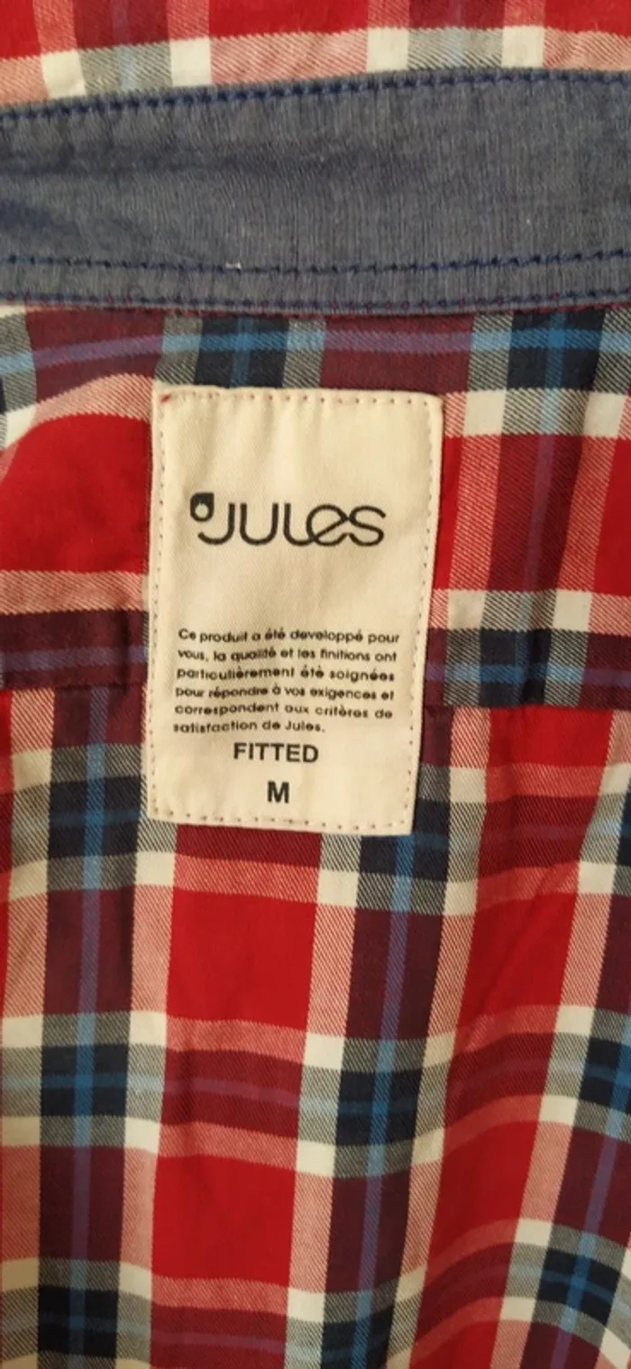 Chemise à carreaux Jules - photo numéro 3
