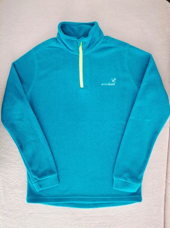 Veste polaire Wanabee 12 ans bleu turquoise
