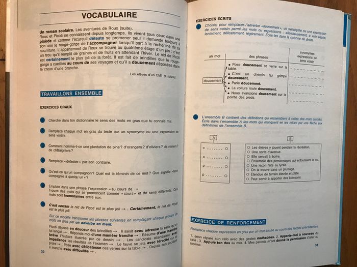 Du vocabulaire à l’expression - CM1 - édition 1981 - photo numéro 3