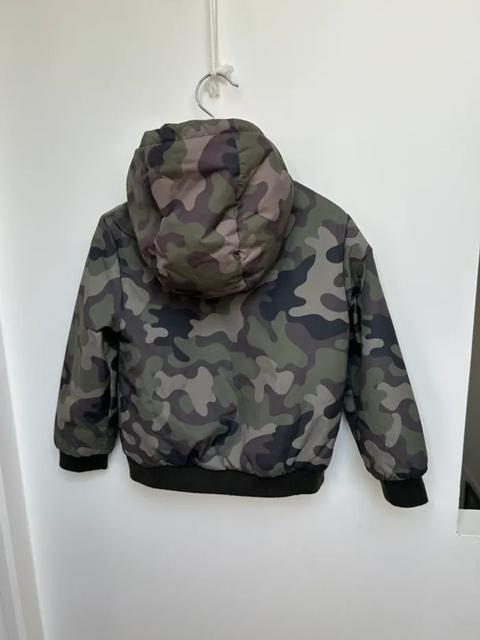 Veste mi saison camouflage garçon 5 ans - photo numéro 4