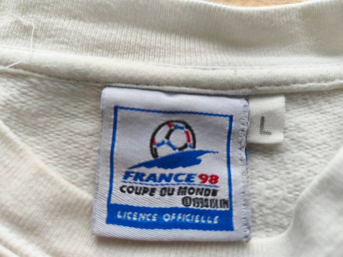 Sweat France 98 blanc taille L - photo numéro 5