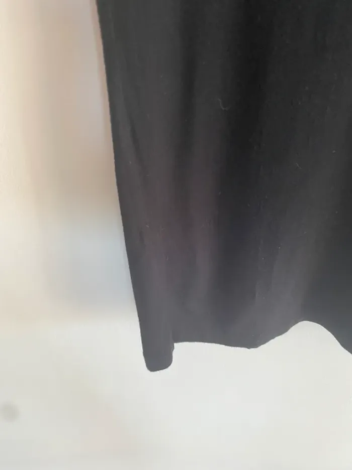 Débardeur à col no excuse noir boutons strasse à la nuque - photo numéro 4