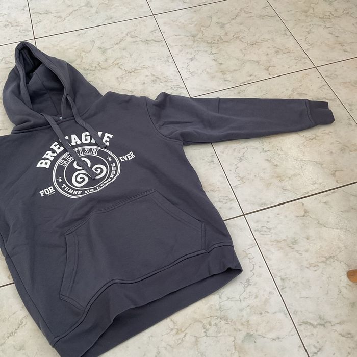 Sweat-shirt gris Bretagne taille S - photo numéro 2