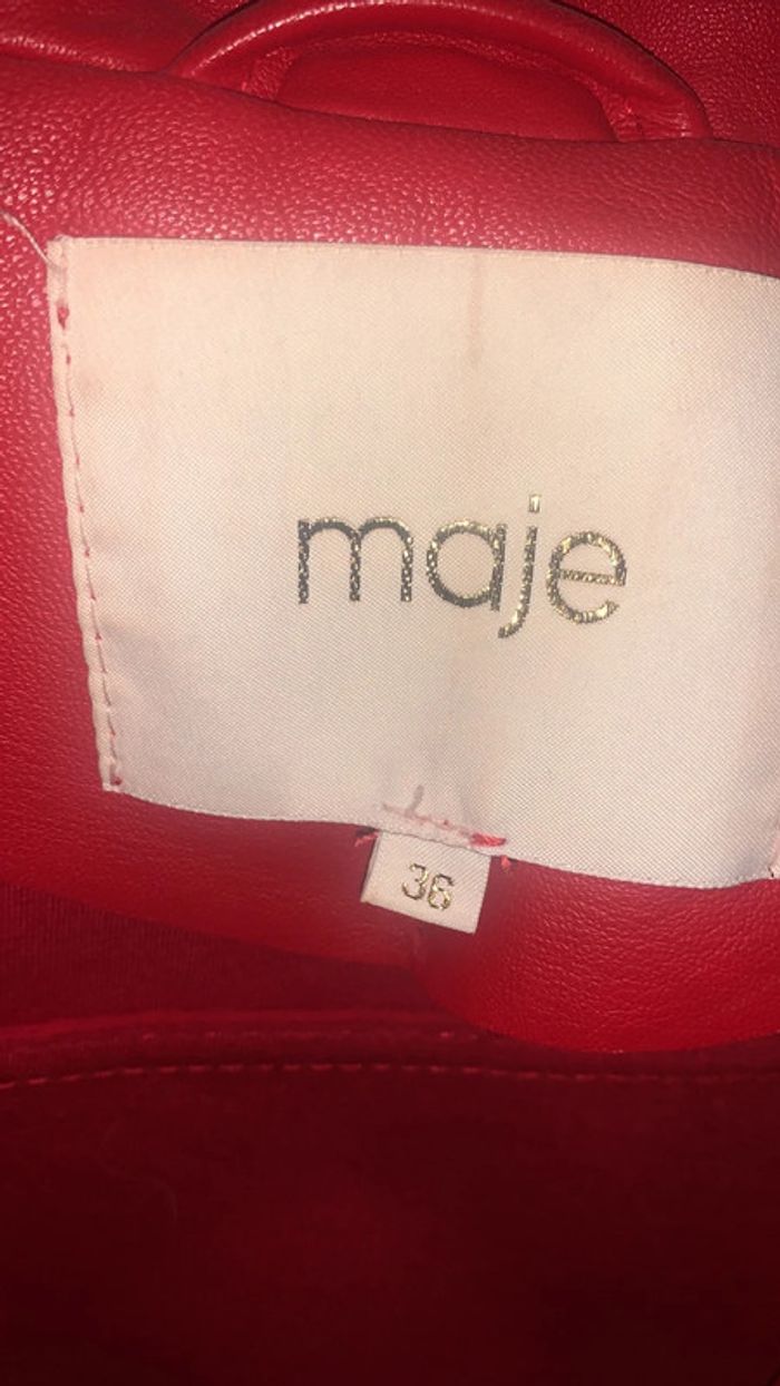 Superbe perfecto Maje rouge neuf - photo numéro 2