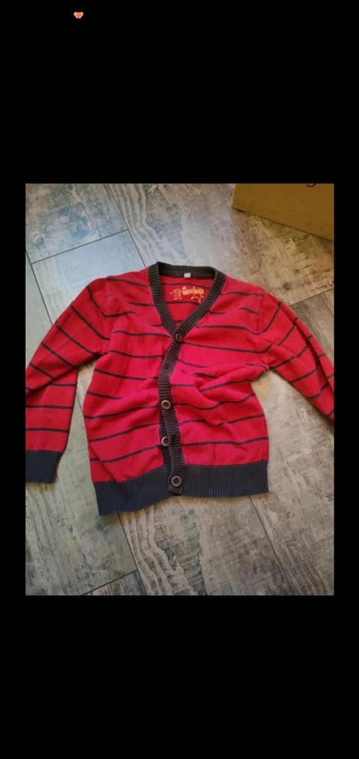 Gilet avec boutons