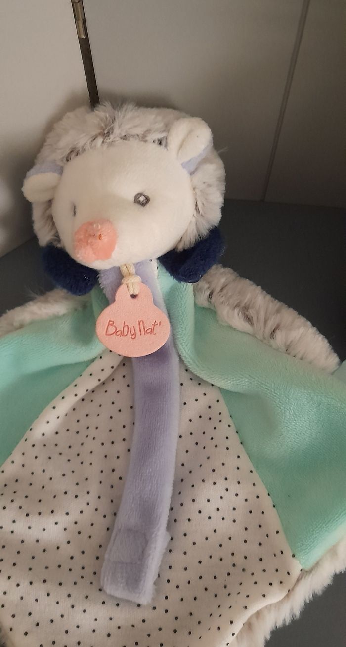 Hérisson baby nat attache-tétine - photo numéro 2