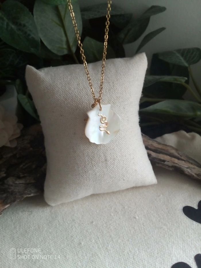 Collier bohemia coquillage et étoile de mer - photo numéro 2