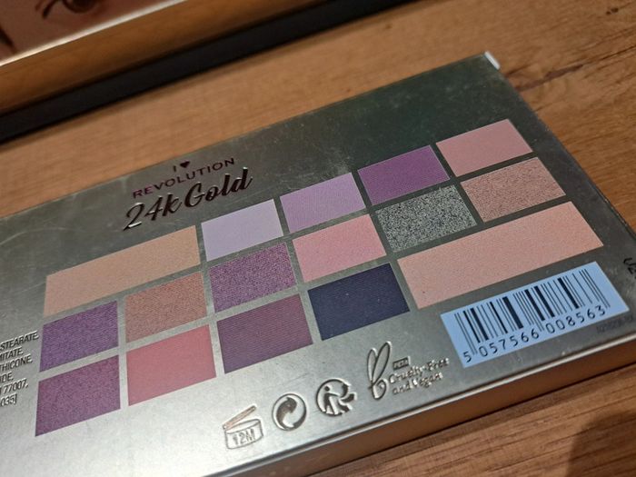 Revolution : palette 24k Gold - photo numéro 3