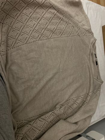 Pull large beige grande taille 