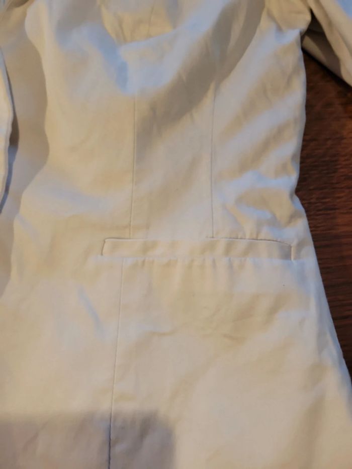 Blazer blanc taille S femme - photo numéro 4