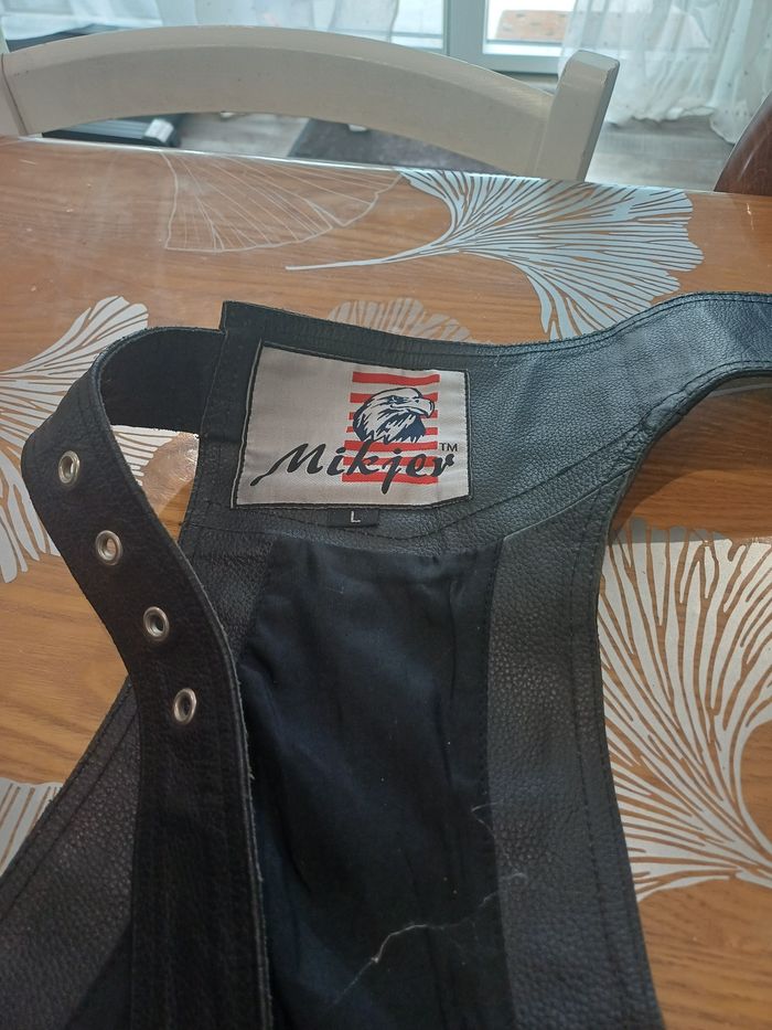 Sur pantalon en cuir pour moto - photo numéro 2