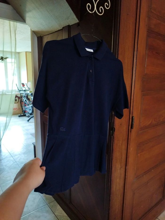 Polo pull bleu marine Lacoste vintage M/38 - photo numéro 2