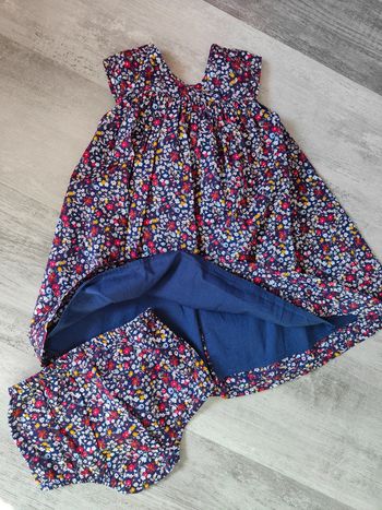 Robe fleurie avec bloomer 🌸 12m
