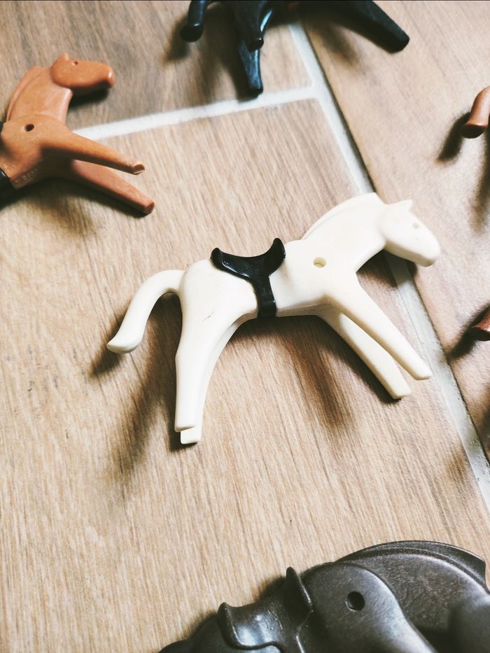 🐎 Playmobil lot de chevaux animaux n*2 année 1974 vintage (MMS) - photo numéro 2