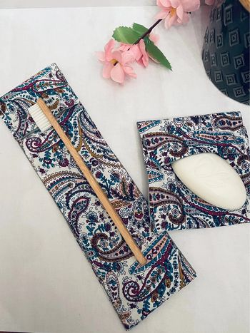 Ensemble porte brosse à dent et savon