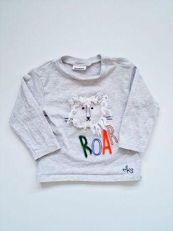 Noukie's - Tee-shirt manches longues - Lion 🦁 - Roar (12 mois)